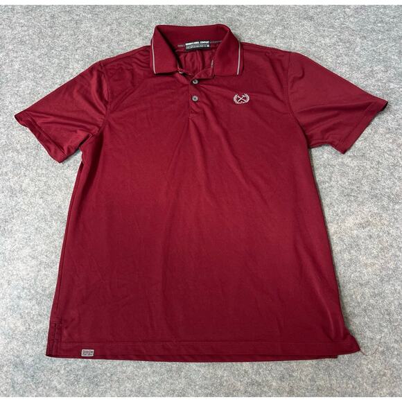 Dixxon Polo Red Shirt Mens Sweat Wicking Performance Polo Golf Size XL - Picture 1 of 7